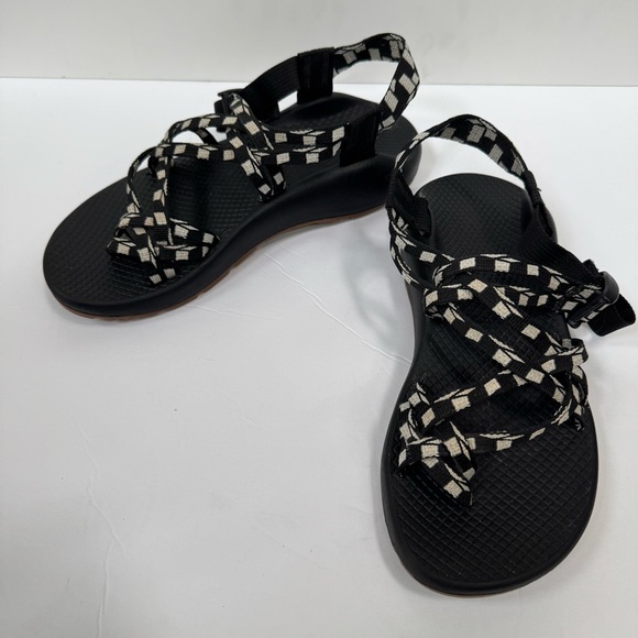 Chaco Shoes - CHACO ZX/2 Classic Womens Black and White Nylon Sandal J107214 size 8 eur 39